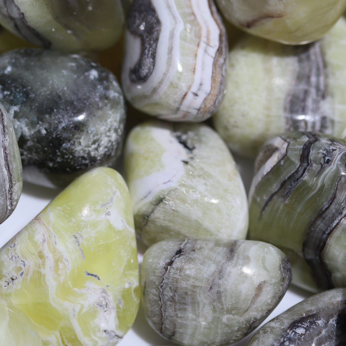 Banded Lemon Calcite PREMIUM Tumble ❤️😍